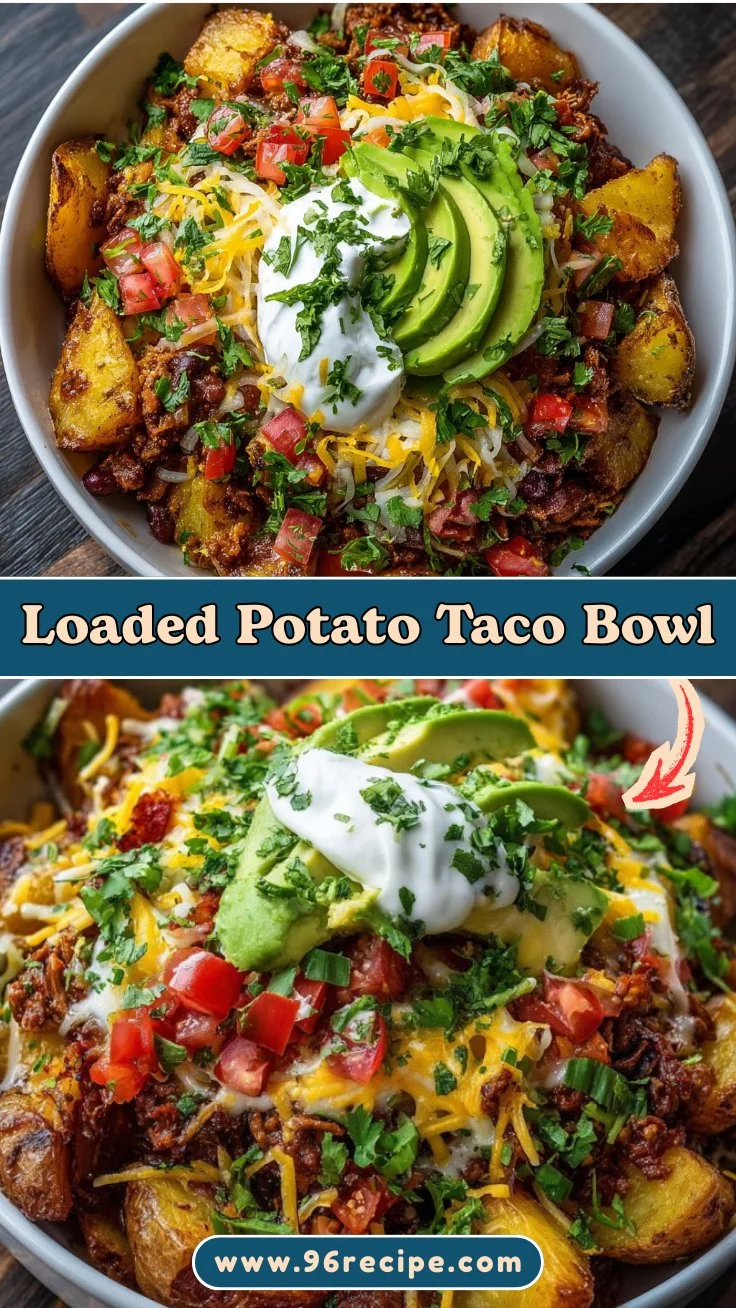 Loaded Potato Taco Bowl