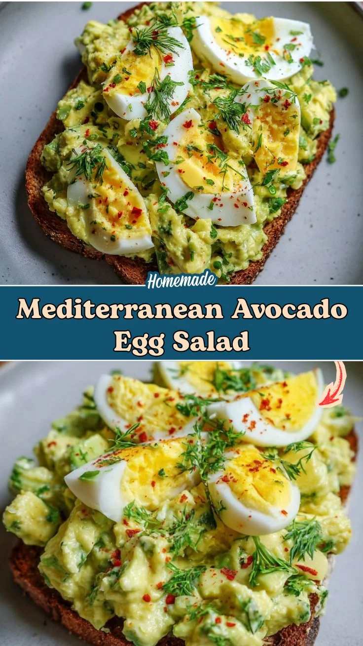 Mediterranean Avocado Egg Salad