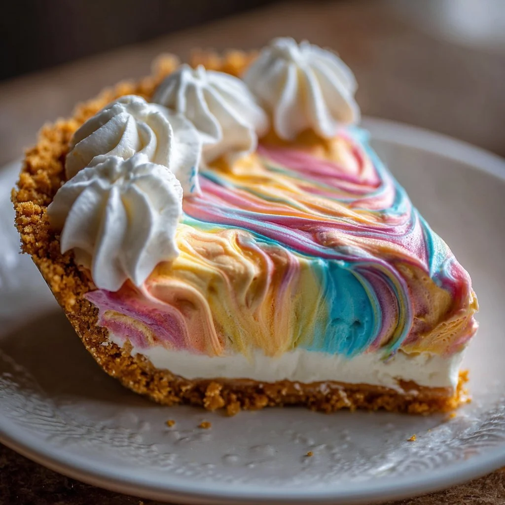 No-Bake Easter Swirl Pie 1 No-Bake Easter Swirl Pie with colorful layers perfect for spring celebrations