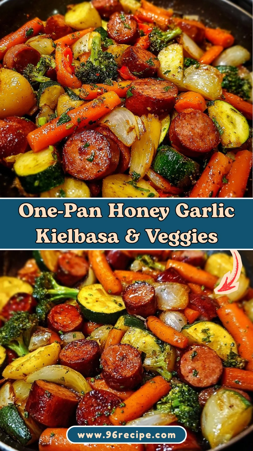 One-Pan Honey Garlic Kielbasa & Veggies: Easy Family Delight 2 One-Pan Honey Garlic Kielbasa & Veggies: Easy Family Delight