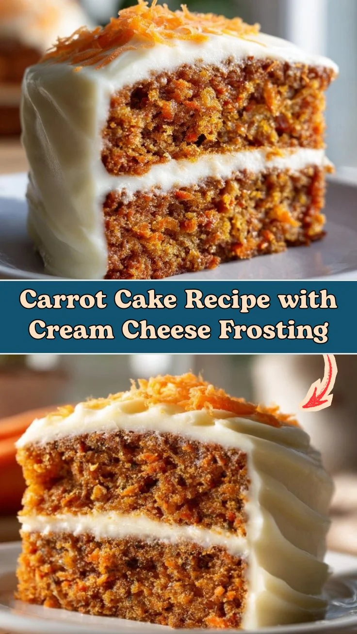 The Best Moist Classic Carrot Cake Recipe with Cream Cheese Frosting
