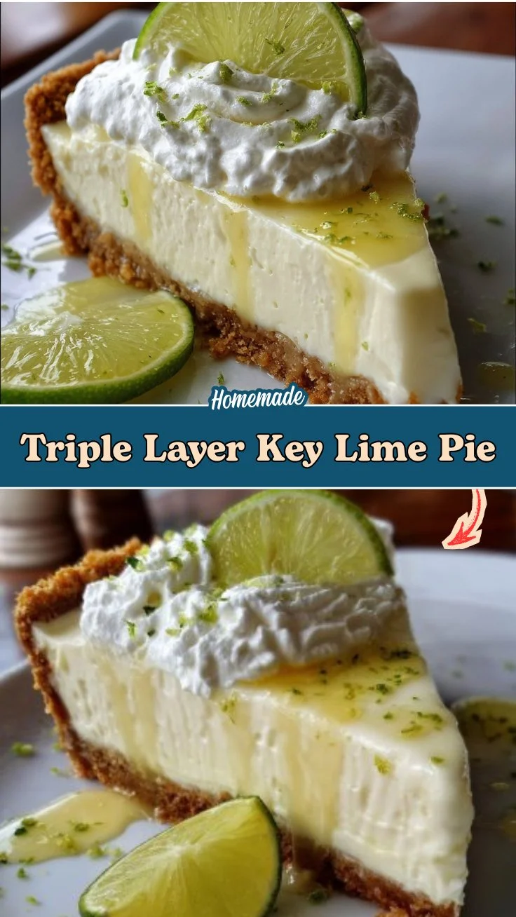 Triple Layer Key Lime Pie