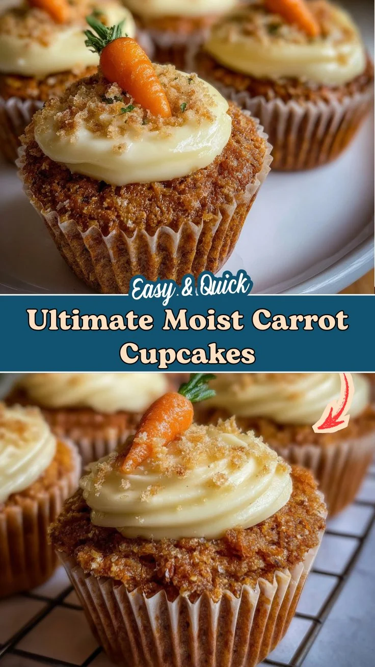 Ultimate Moist Carrot Cupcakes