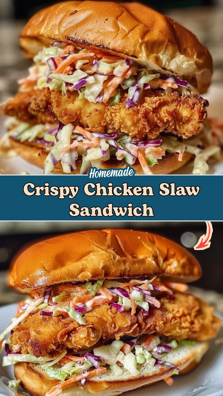 Crispy Chicken Slaw Sandwich 2 Crispy Chicken Slaw Sandwich