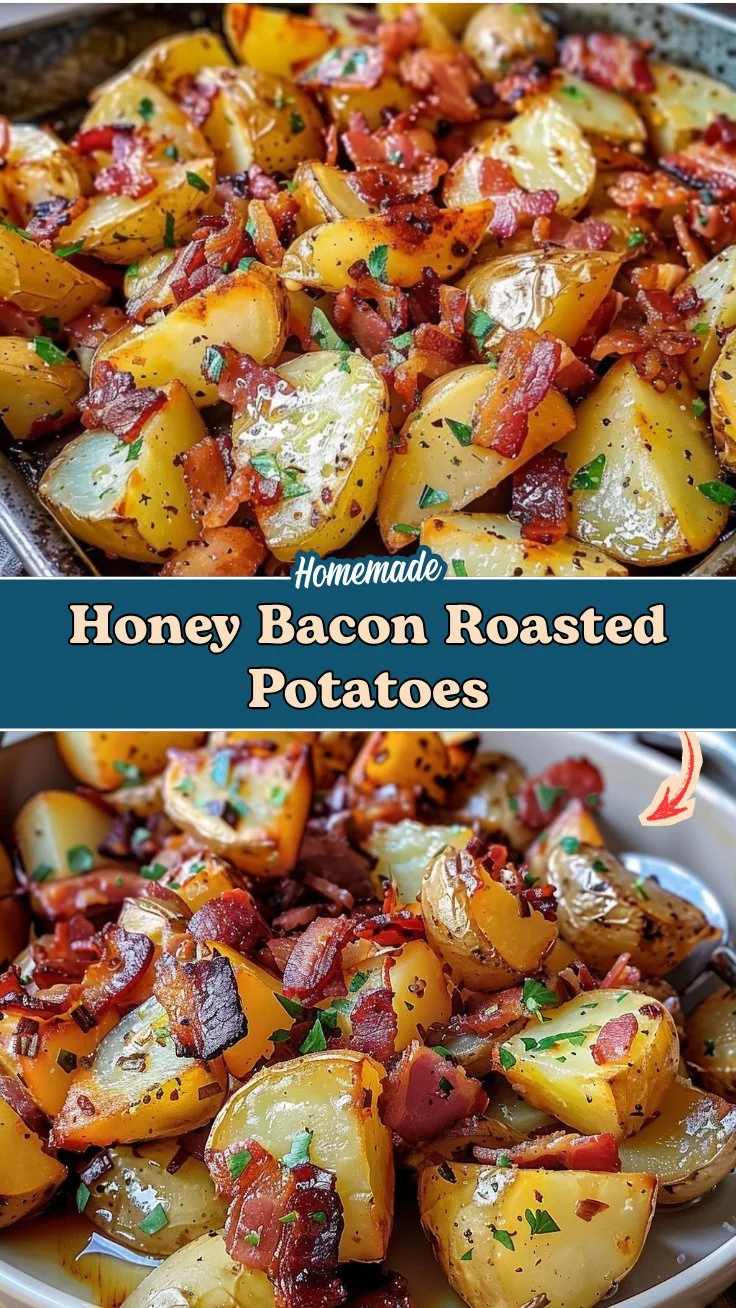 Honey Bacon Roasted Potatoes 2 Honey Bacon Roasted Potatoes